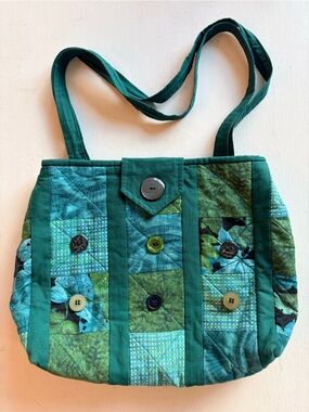 HANDMADE Patchwork Quilted Shoulder Bag